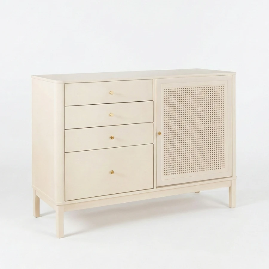 IVORY DRESSER CHEST